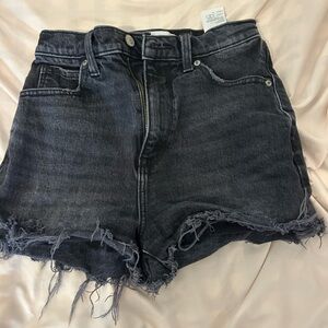 Abercrombie & Fitch Dark Denim Jean Shorts